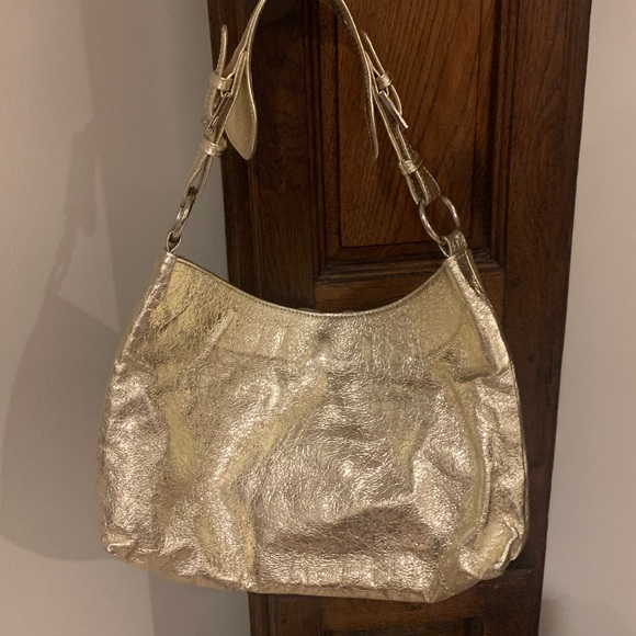 Tess Loriani Milano gold leather handbag - Picture 2 of 11